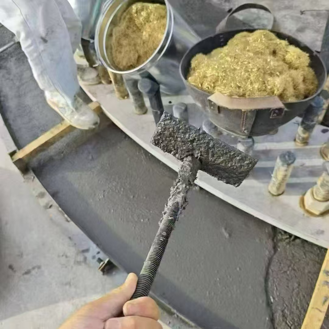 德庆C120钢纤维高强无收灌浆料 轧机压缩机汽轮机发电机锻压设备底座灌浆材料